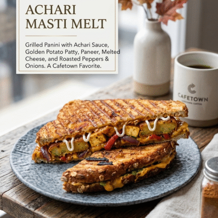 Achari masti melt panini